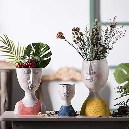 Persona Caricature Sculpture Pot