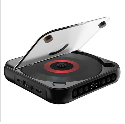 Rechargeable Disc Player with Bluetooth 5.3 Wireless Audio for Home Travel Study Music MP3 CD-R Support 3.5mm Headphone Jack USB-C Charging