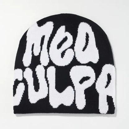 Knit Beanie Hat Warm Winter Cap Unisex Soft Stretch Skullcap Cold Weather Headwear Y2K Retro Cozy Slouchy Style Daily Casual