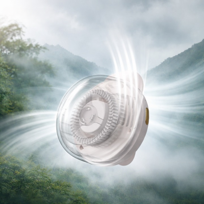 Portable Clip Fan with 360° Airflow – Silent Operation