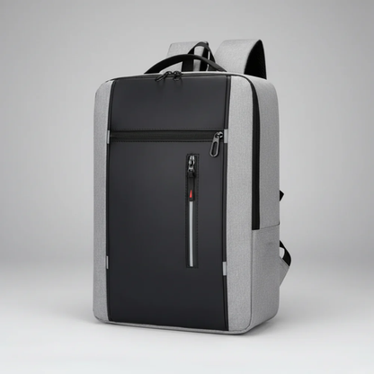 Water-Resistant Laptop Backpack with USB Charging Port for Work & Travel | Business Commuter Daypack with Padded 15.6-Inch Computer Sleeve