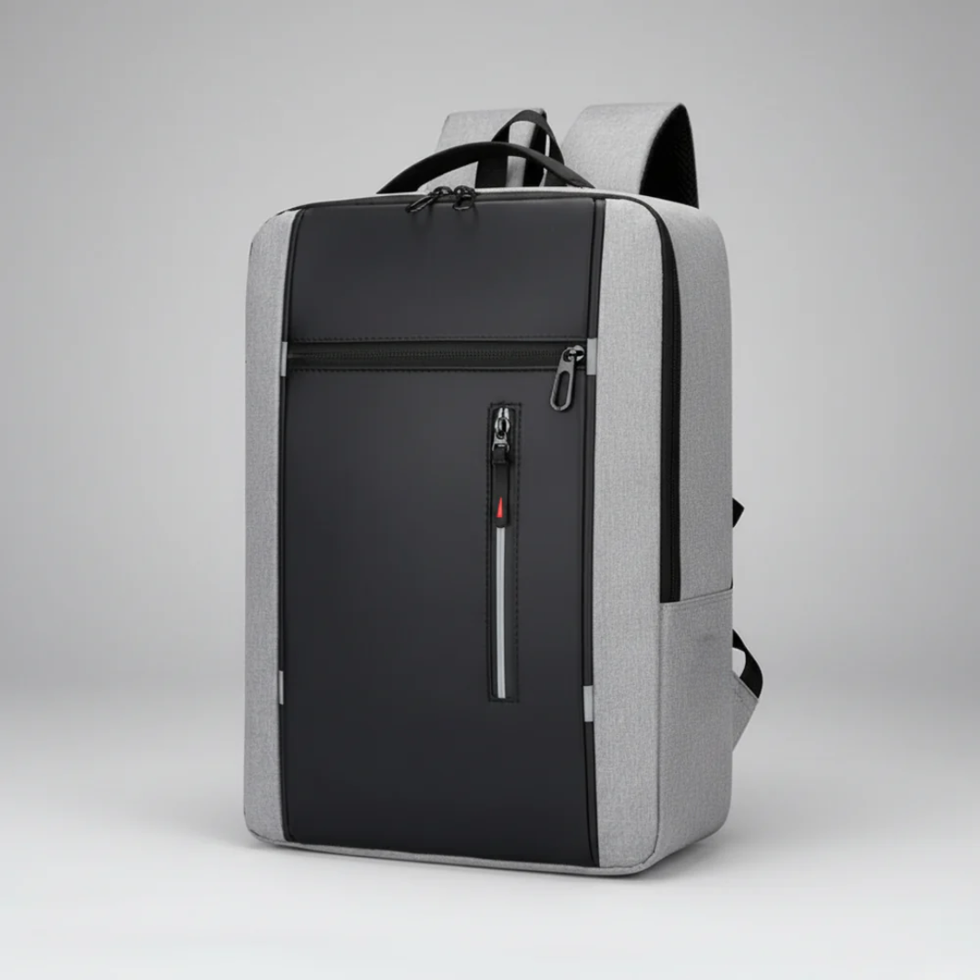 Water-Resistant Laptop Backpack with USB Charging Port for Work & Travel | Business Commuter Daypack with Padded 15.6-Inch Computer Sleeve