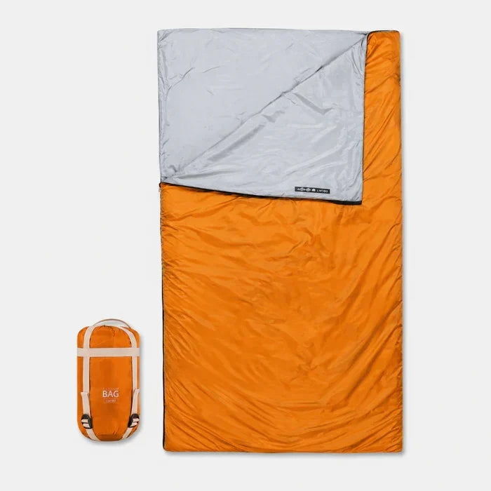Lightweight Camping Sleep Sack with Compression Carry Bag for Backpacking & Hiking Trips