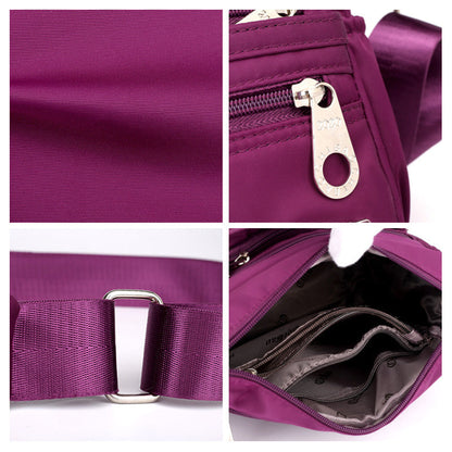 Women's Nylon Crossbody Bag with Water-Resistant Finish & Adjustable Strap for Travel, Work & Everyday Carry