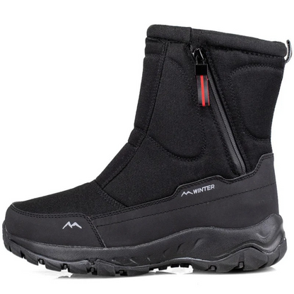 Insulated Waterproof Snow Boots for Women – Slip-Resistant Winter Footwear with Plush Lining for Cold Weather
