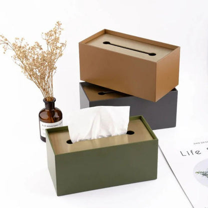 Mira Tissue Box Holder - High-Quality Iron, Minimalist Design