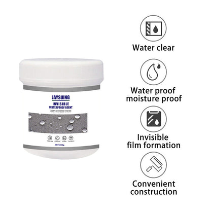Clear Leak Sealer Paste for Walls, Roofs & Pipes – Waterproof Barrier Coating for Concrete, Wood, Metal & Tile Repair