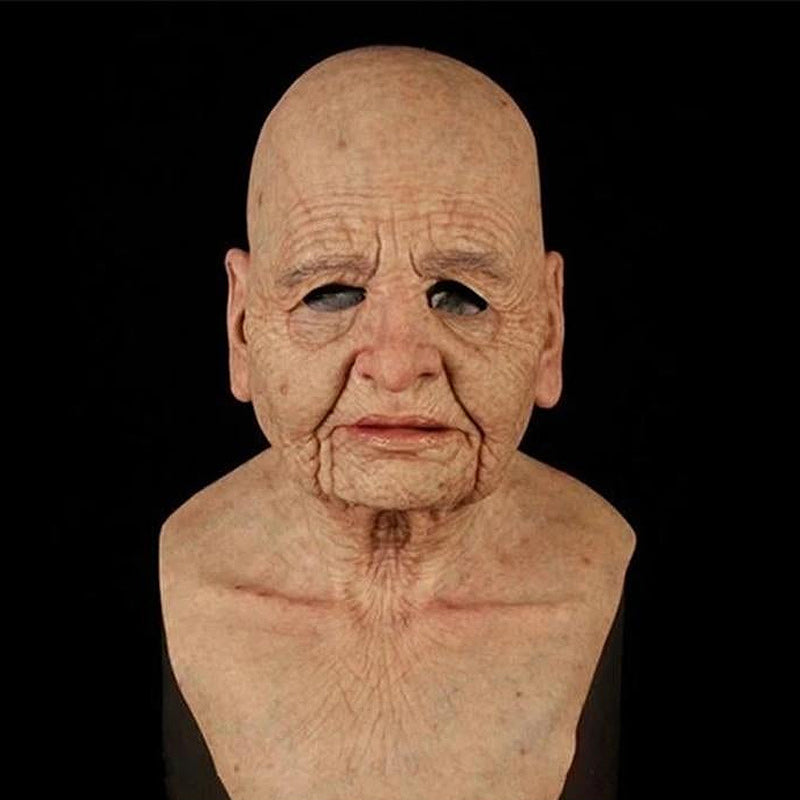 Full Face Character Mask for Adults – Natural Latex Costume Headpiece for Halloween, Theater & Cosplay Events