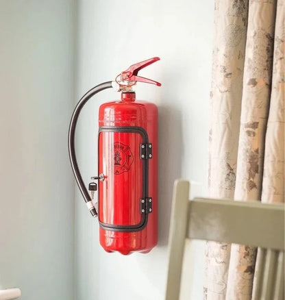 Hidden Fire Extinguisher Liquor Cabinet Decoy Safe for Bottle Storage Home Bar Man Cave Office Conversation Piece Metal Disguise