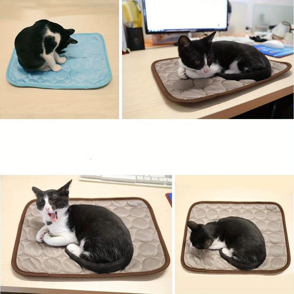 Self-Cooling Pet Mat for Dogs & Cats – Breathable Summer Pad for Instant Heat Relief