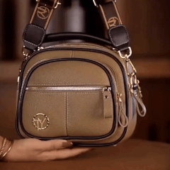 Ortekor Daily Crossbody Bag | Stylish PU Leather Purse with Five Organized Pockets | Lightweight & Easy to Clean for Effortless Everyday Use