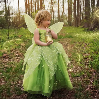 Enchanting Fairy Princess Costume Set for Girls with Accessories | Magical Dress-Up for Halloween and Special Events