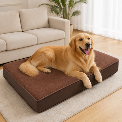 Ortekor Orthopedic Memory Foam & Non-Slip Dog Bed (Removable Cover)