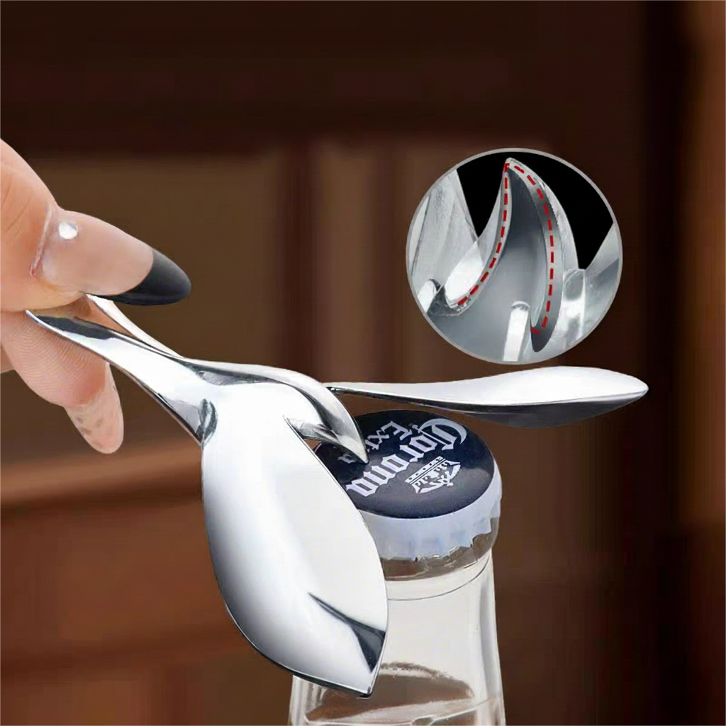 Swallow Bottle Opener with Balancing Stand – Zinc Alloy Mirror-Polish Design for Beer, Soda & Craft Bottles | Bar Decor Sculpture