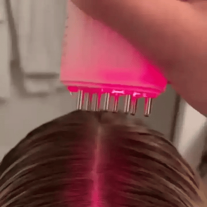 Scalp Massage Comb Red Light & Gentle Vibration