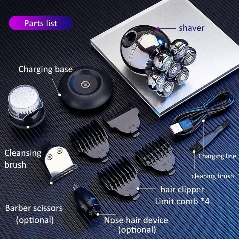 SHAVEXION – 7D Electric Shaver with Waterproof Wet and Dry Design