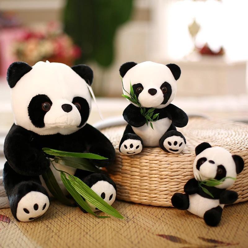 Cuddly Panda Stuffed Animal Soft Plush Toy for Kids Toddlers Adults Huggable Baby Shower Birthday Gift Collectible Room Decor