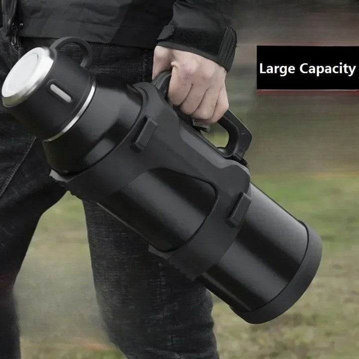 Travel Companion | Insulated Thermos Water Bottle with Durable Design | Keeps Drinks Hot & Cold for Hours