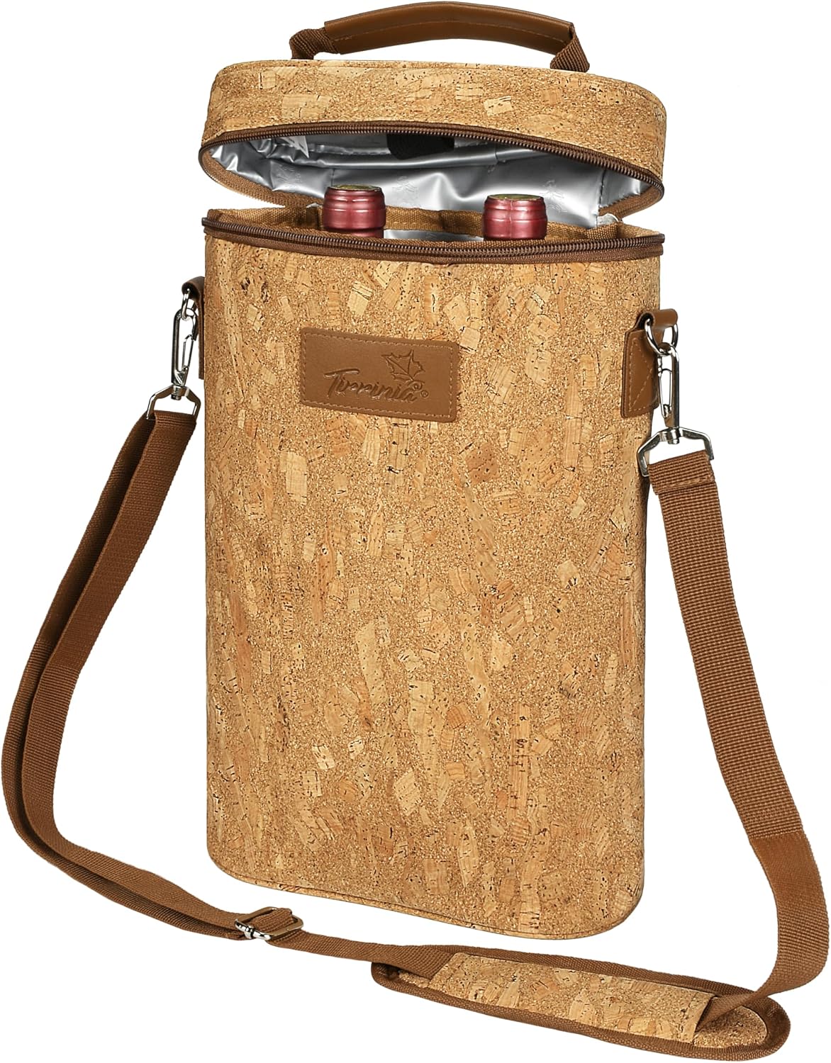 Insulated Wine Tote Carrier Bag with Padded Design | Leakproof Cooler for Travel and Parties