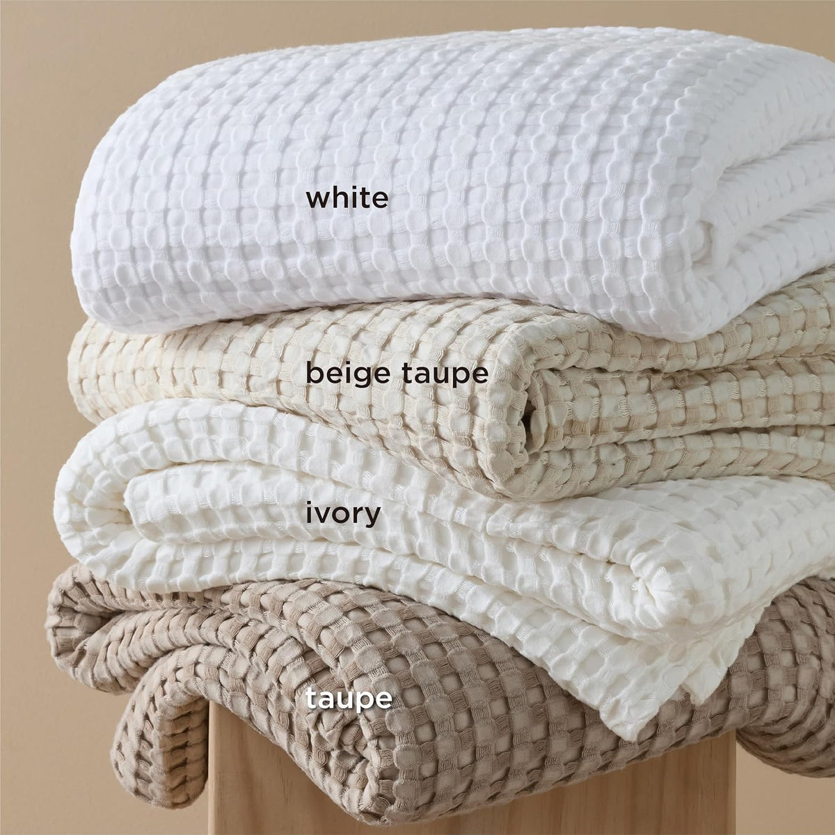 Cotton Throw Blanket Cooling, Bamboo Cooling Blanket for Hot Sleepers, Lightweight Queen Size Blanket for Summer