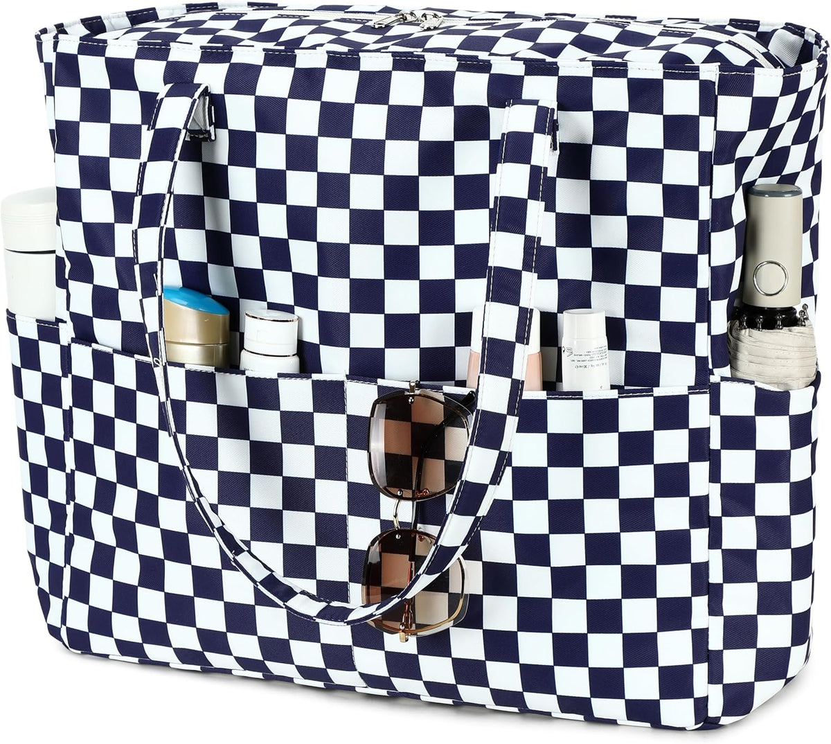 Coastal Escape | Extra Large Waterproof Beach Tote Bag with Wet Compartment | Stylish Carry-On for Weekend Getaways