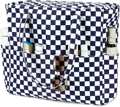 Coastal Escape | Extra Large Waterproof Beach Tote Bag with Wet Compartment | Stylish Carry-On for Weekend Getaways