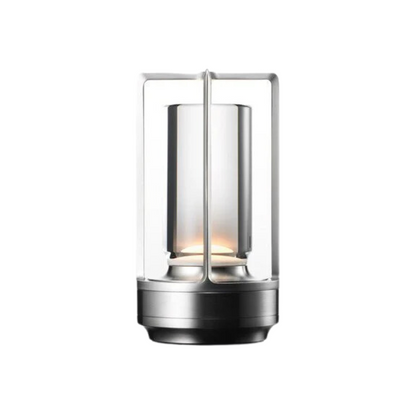 Rechargeable Crystal Table Lamp with Touch Dimmer & 3 Light Modes for Bedroom Office Dining Room | Portable LED Accent Light
