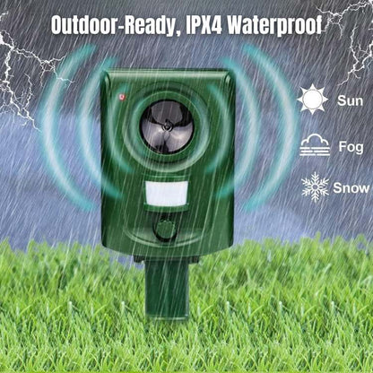 Sentry Ultrasonic Cat Repellent - Outdoor Waterproof, Motion Activated