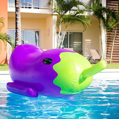 Ortekor Inflatable Lounger Float | Ergonomic Eggplant Design for Ultimate Relaxation in Pool or Beach