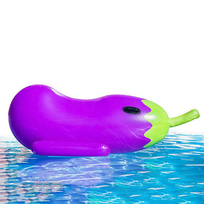 Ortekor Inflatable Lounger Float | Ergonomic Eggplant Design for Ultimate Relaxation in Pool or Beach