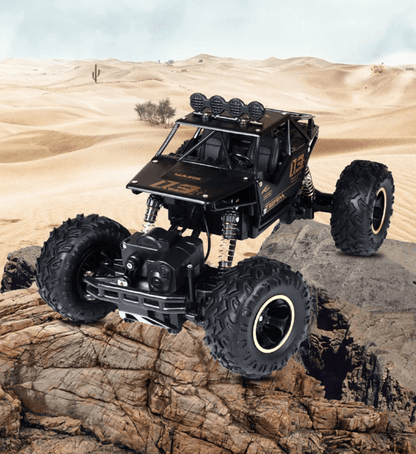 All-Terrain 4WD Radio-Controlled Truck 14" 2.4GHz Wireless High-Speed Crawler for Kids & Hobbyists Dirt Grass Rock Climbing Backyard Racing