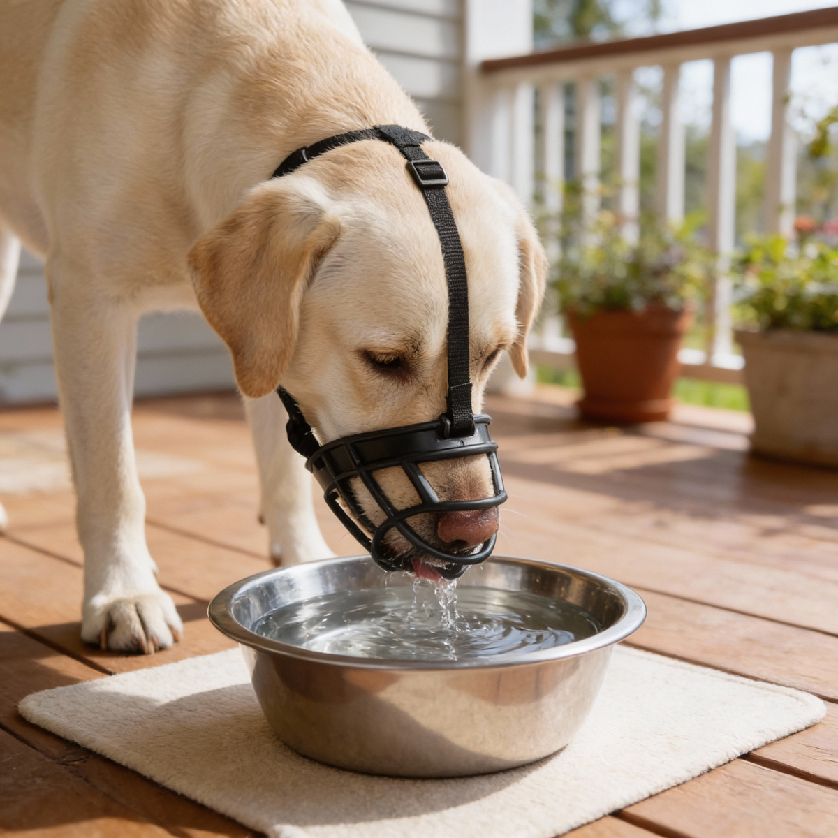 Mesh Dog Muzzle for Training & Safety | Adjustable Fit for Small to Large Breeds | Anti-Bite & Bark Control | Pet Safety Accessory