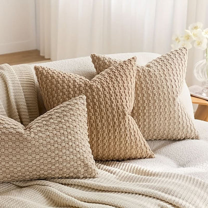 CORDFLOW – Bubble Texture Cushion Covers for Sofa & Bedroom Decor
