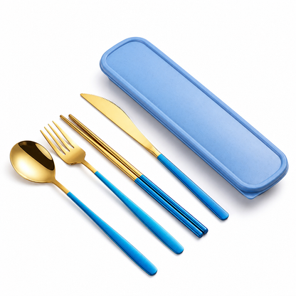 Eco-Friendly Stainless Steel Portable Cutlery Set
