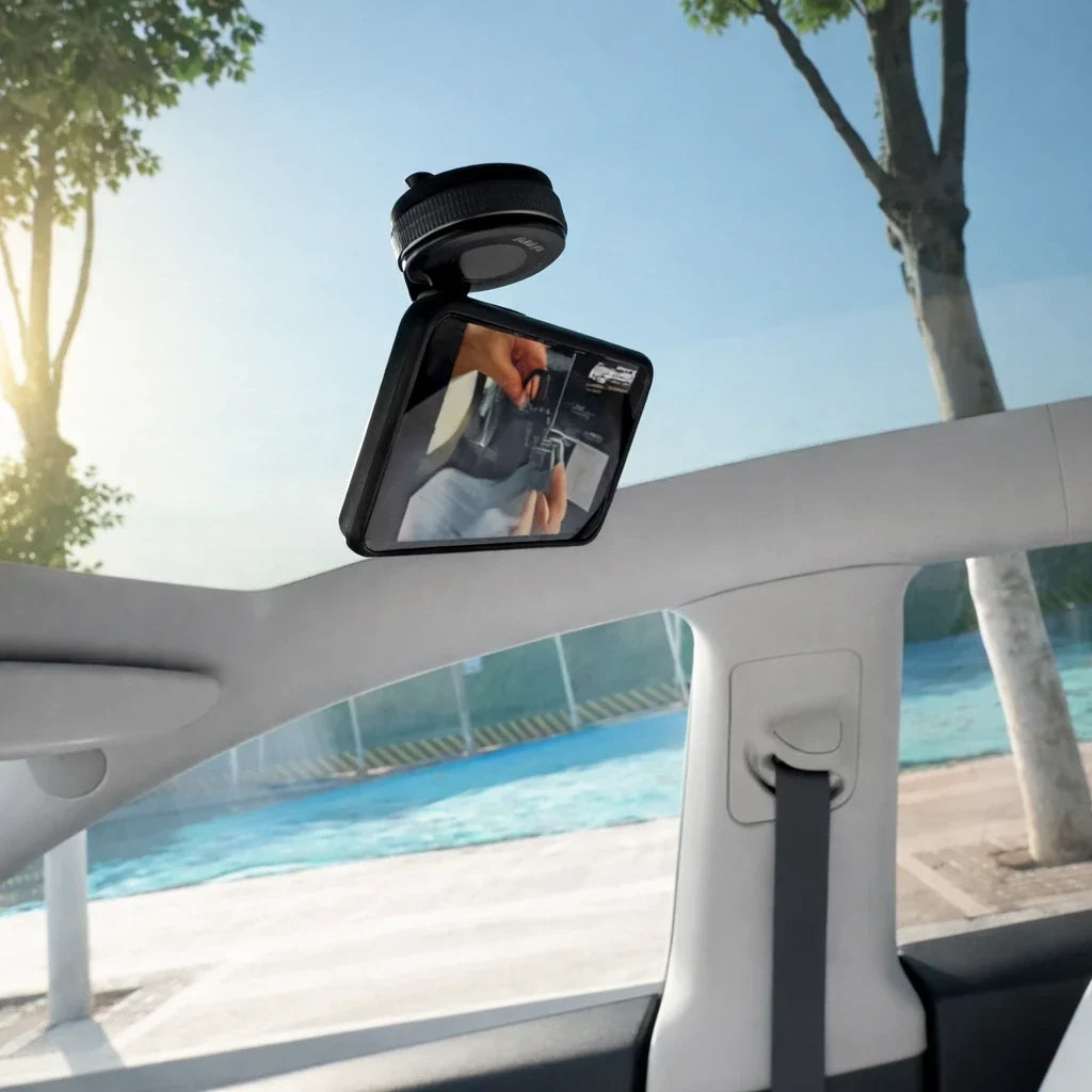 Car Dashboard Cell Phone Mount with 360° Rotation and Vacuum-Lock Base for iPhone & Android | Hands-Free Windshield Holder