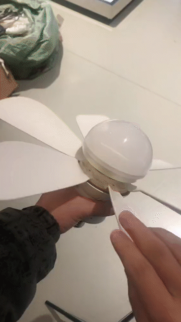 Ceiling Fans with Lights | Portable Fan & Light Combo with Remote Control | Easy Installation for Instant Comfort