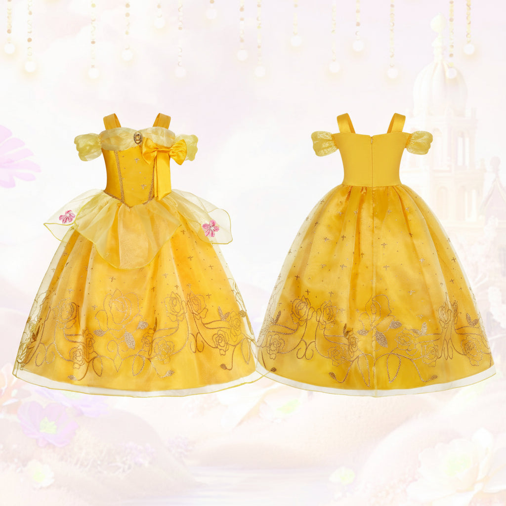 Enchanting Princess Costume Set for Girls with Accessories | Perfect for Magical Celebrations