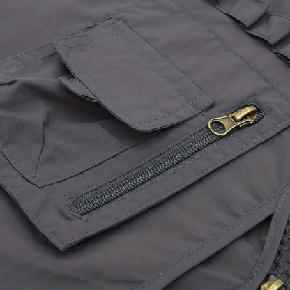 POCKETNEST – Casual Outdoor Vest with Secure Zipper Pockets