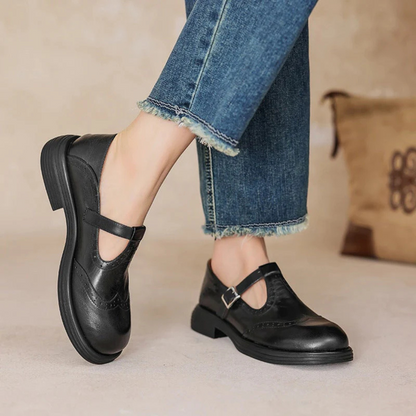 Women's Vegan Leather Flats – Breathable Slip-On Shoes for Summer & Spring, Lightweight Comfort Walking Shoes