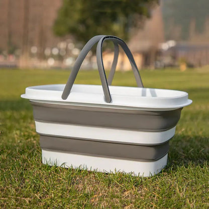 FlexTote - Collapsible Utility Basket - Modern Style - Space Saving
