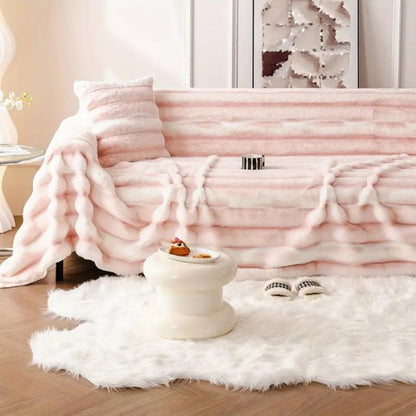 Veloce Slipcover Sofa - Plush Microfiber, Stylish Protection