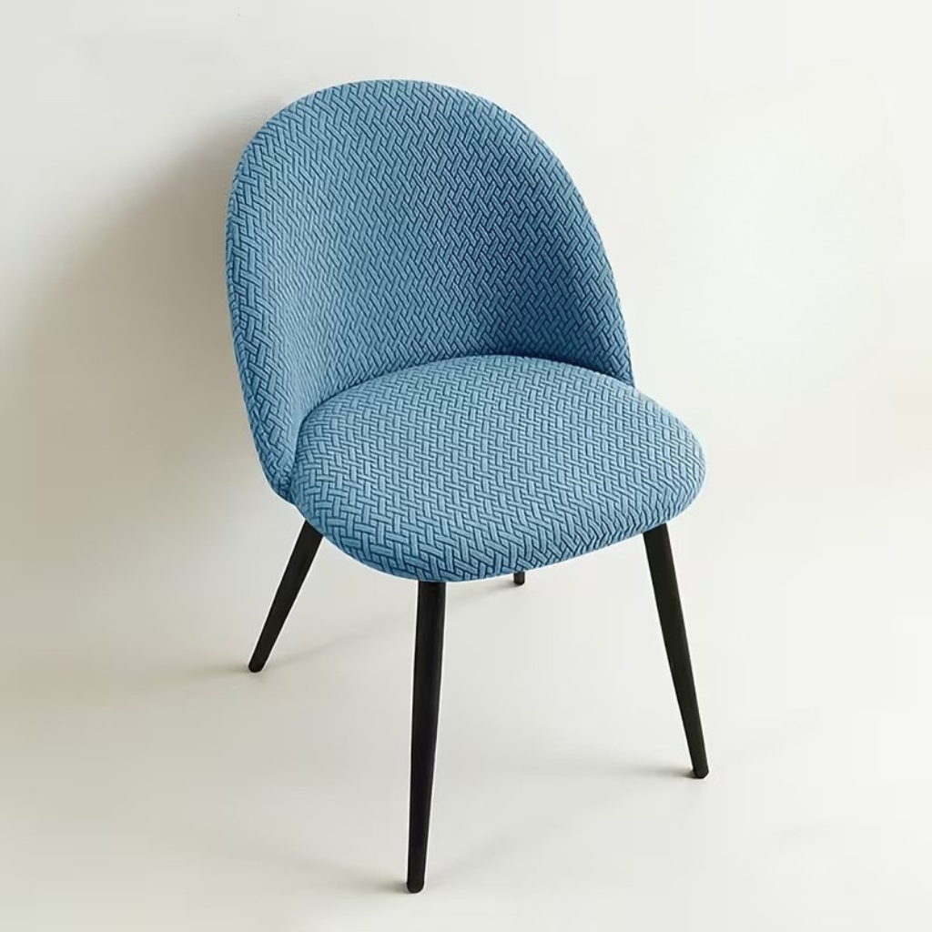 Stretch Dining Chair Slipcovers - Removable Washable Seat Protectors for Kitchen & Dining Room Furniture, Fitted Elastic Chair Covers for