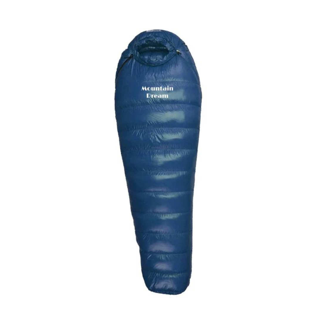 Cold Weather Down Sleeping Bag for Winter Camping, Backpacking & Outdoor Adventures – Lightweight Insulated Mummy Bag with Hood