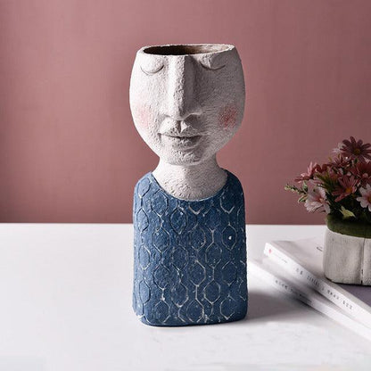Persona Caricature Sculpture Pot