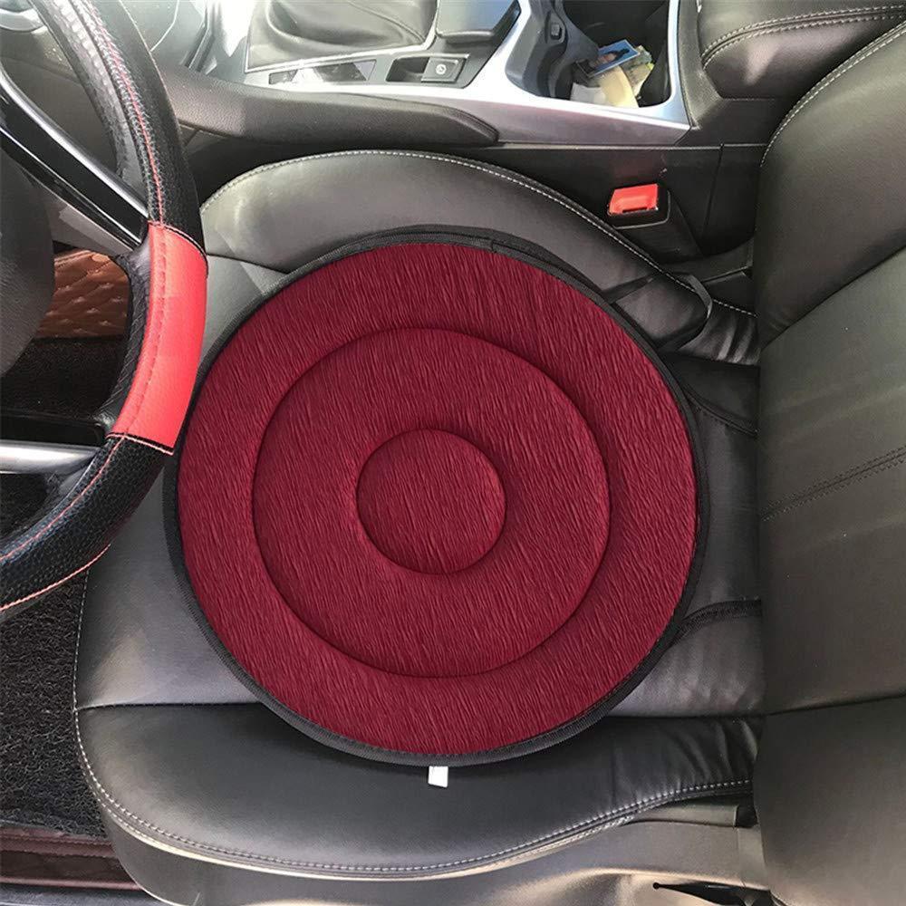 Swivel Seat Cushion with 360° Rotation for Easy Mobility and Back Support