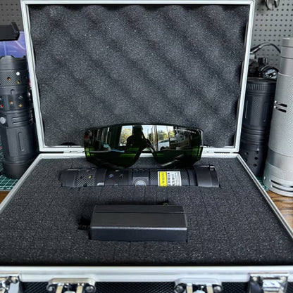 High-Power Infrared Laser Illuminator 120W with 10x Beam Expander for Extended Range and Precision