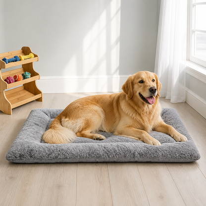 Ortekor Plush Polyester & Insulated Fill Dog Bed