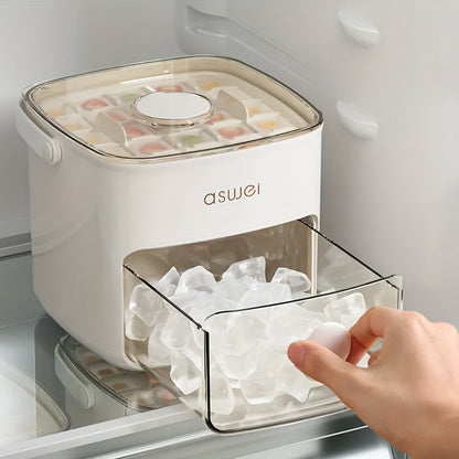 Portable Countertop Ice Machine for Home Bar Kitchen Parties Fast Cube Maker Beverage Cooling Appliance Compact Design for Apartments Condos