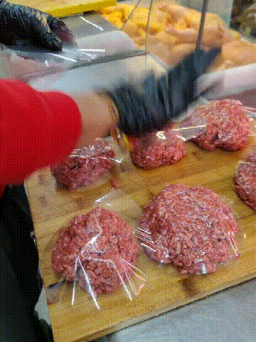 Ortekor Ergonomic Hamburger Patty Maker with Non-Stick Surface | Easy Burger Preparation for Family Gatherings