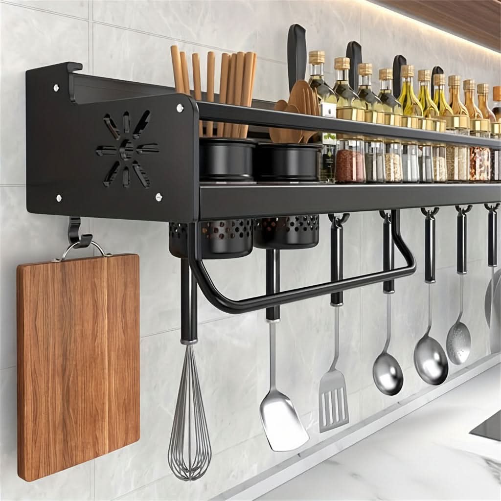 WALLCHEF – Wall Mounted Kitchen Organizer Rack